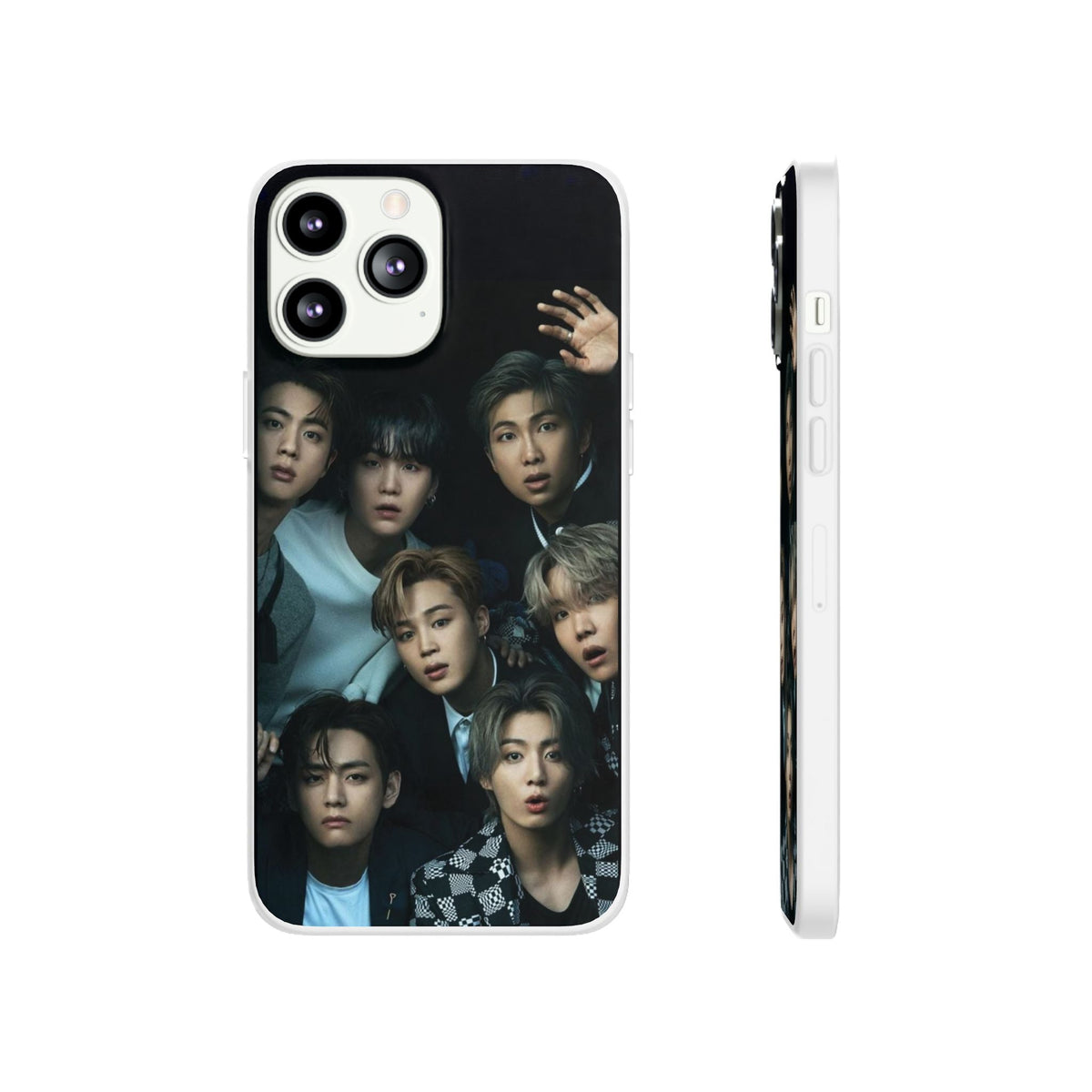 BTS OT7 Cell Phone Case - iPhone, Samsung and Custom Covers - K - Pop Phone Covers, Gifts for Fans, Stylish Cell Phone Accessories - Beyond The Shoppe