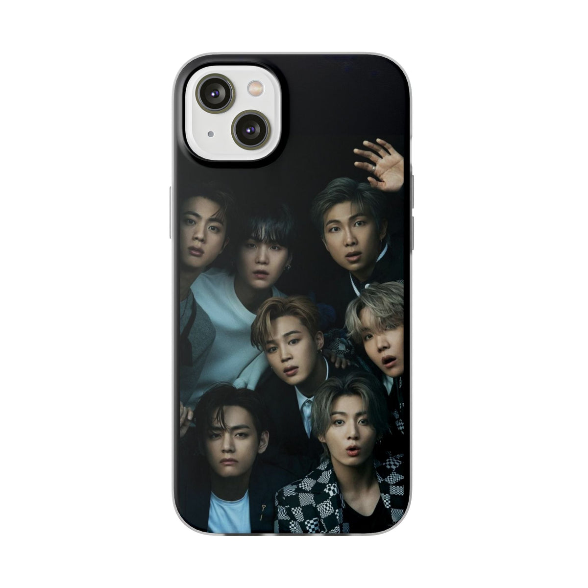 BTS OT7 Cell Phone Case - iPhone, Samsung and Custom Covers - K - Pop Phone Covers, Gifts for Fans, Stylish Cell Phone Accessories - Beyond The Shoppe