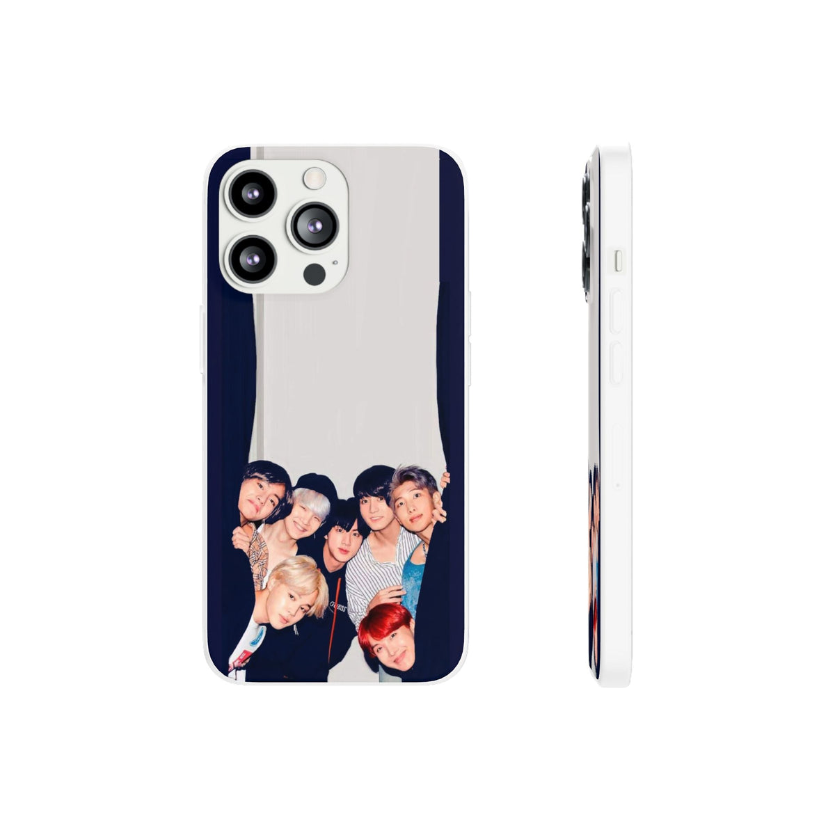 BTS OT7 Cell Phone Case - iPhone, Samsung and Custom Covers - K - Pop Phone Covers, Gifts for Fans, Stylish Cell Phone Accessories - Beyond The Shoppe