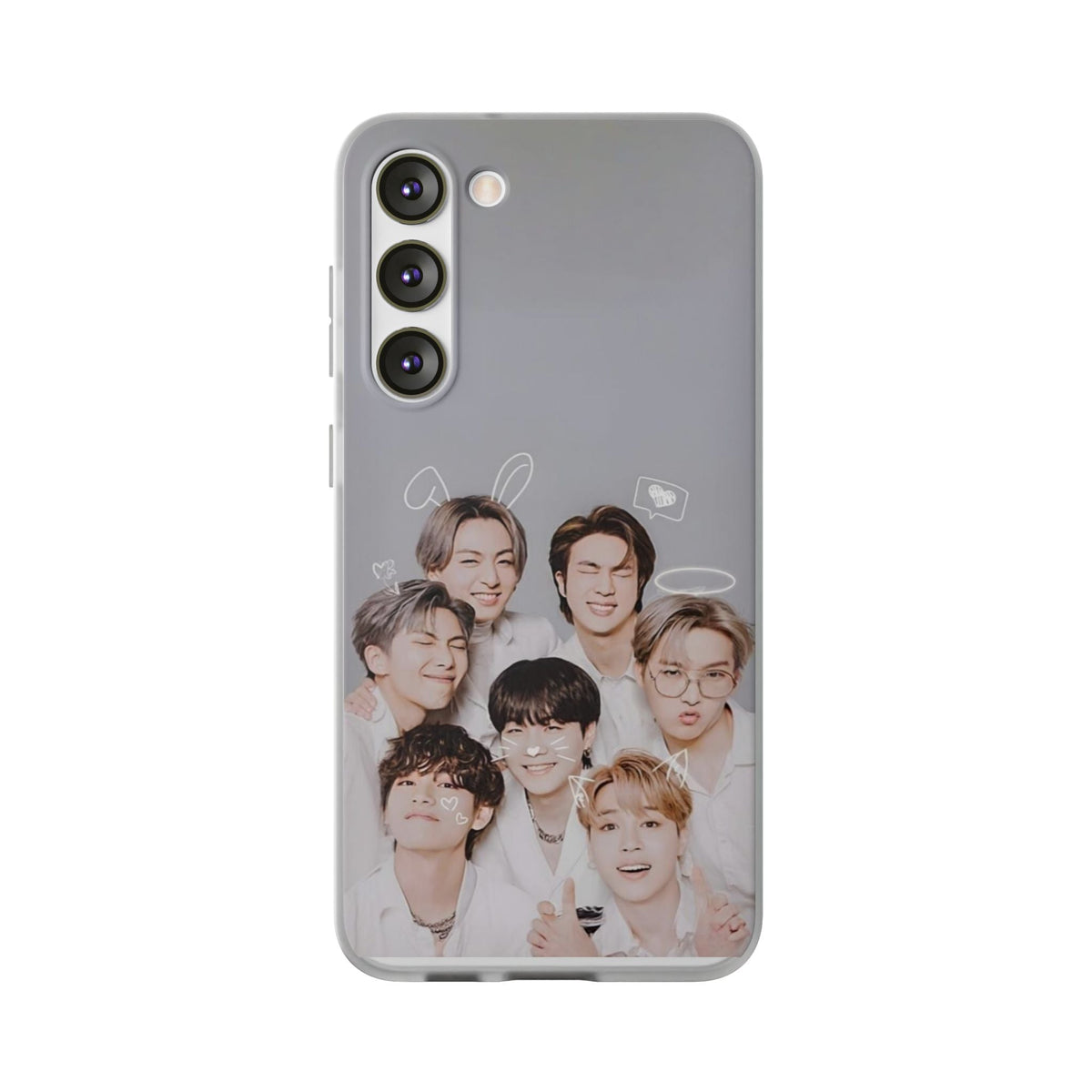 BTS OT7 Cuties Cell Phone Case - iPhone, Samsung and Custom Covers - K - Pop Phone Covers, Gifts for Fans, Stylish Cell Phone Accessories - Beyond The Shoppe