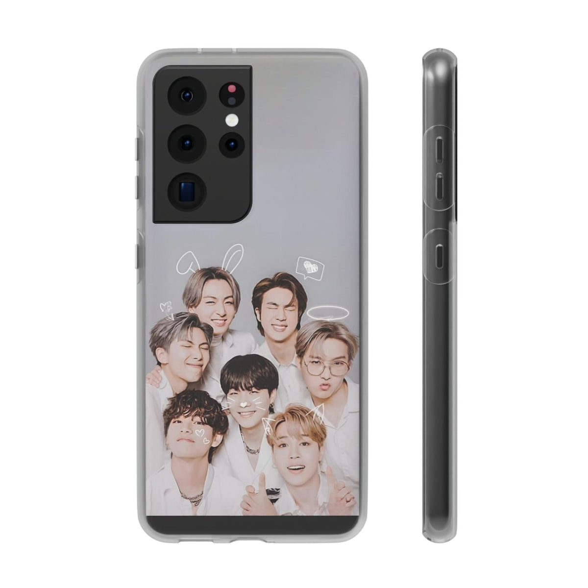 BTS OT7 Cuties Cell Phone Case - iPhone, Samsung and Custom Covers - K - Pop Phone Covers, Gifts for Fans, Stylish Cell Phone Accessories - Beyond The Shoppe