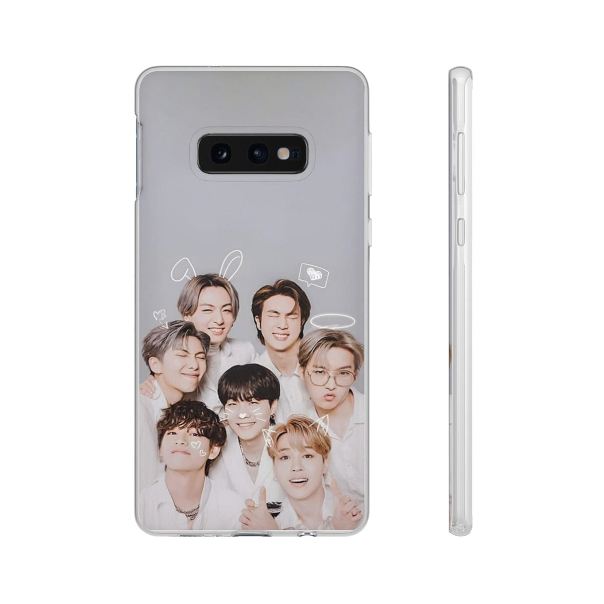 BTS OT7 Cuties Cell Phone Case - iPhone, Samsung and Custom Covers - K - Pop Phone Covers, Gifts for Fans, Stylish Cell Phone Accessories - Beyond The Shoppe