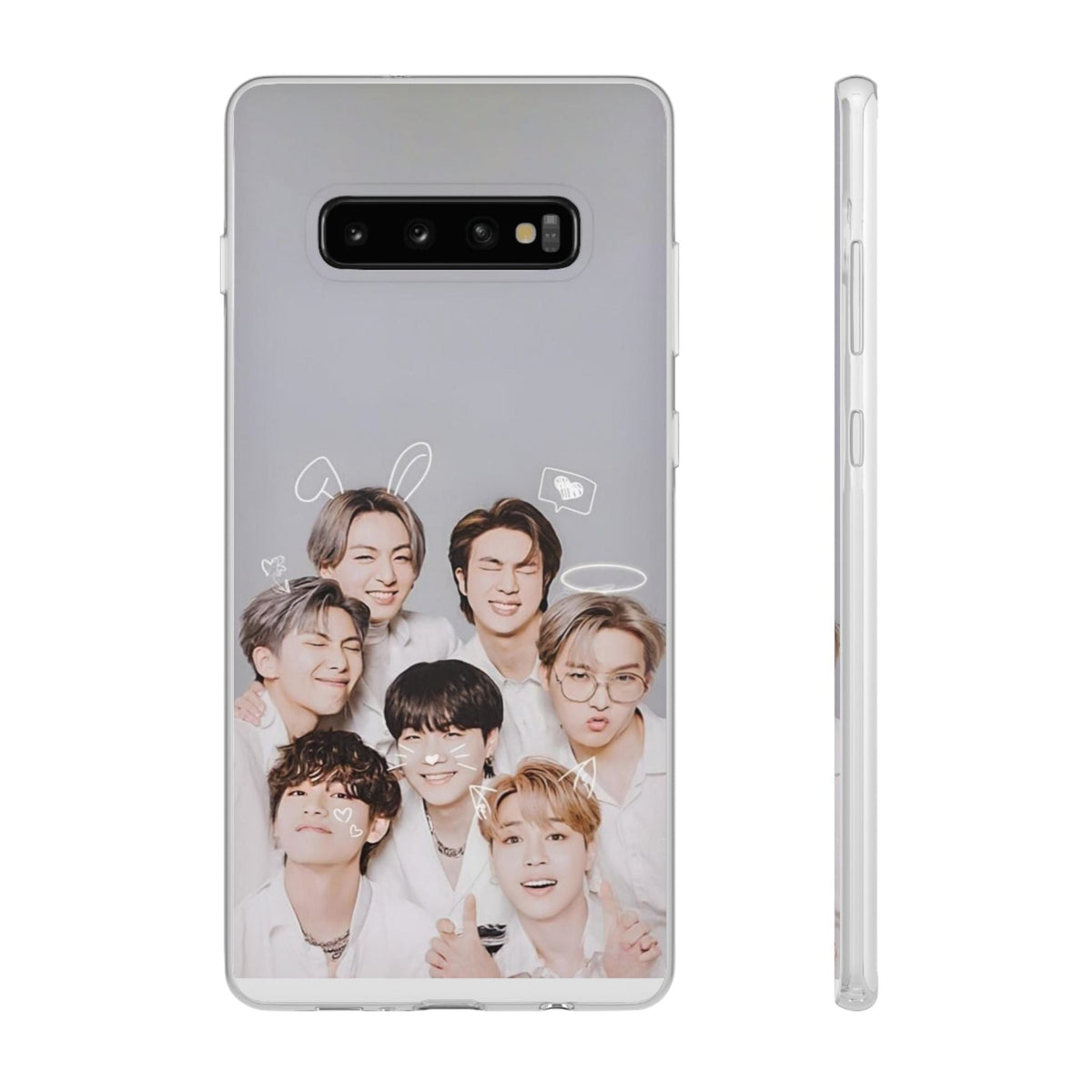 BTS OT7 Cuties Cell Phone Case - iPhone, Samsung and Custom Covers - K - Pop Phone Covers, Gifts for Fans, Stylish Cell Phone Accessories - Beyond The Shoppe