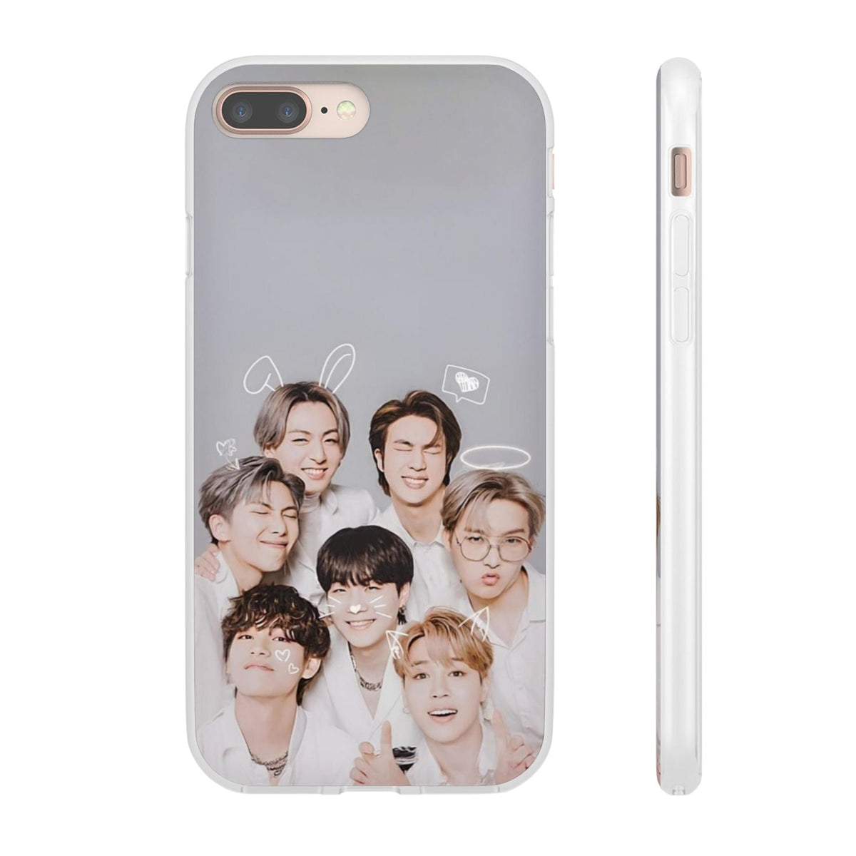 BTS OT7 Cuties Cell Phone Case - iPhone, Samsung and Custom Covers - K - Pop Phone Covers, Gifts for Fans, Stylish Cell Phone Accessories - Beyond The Shoppe