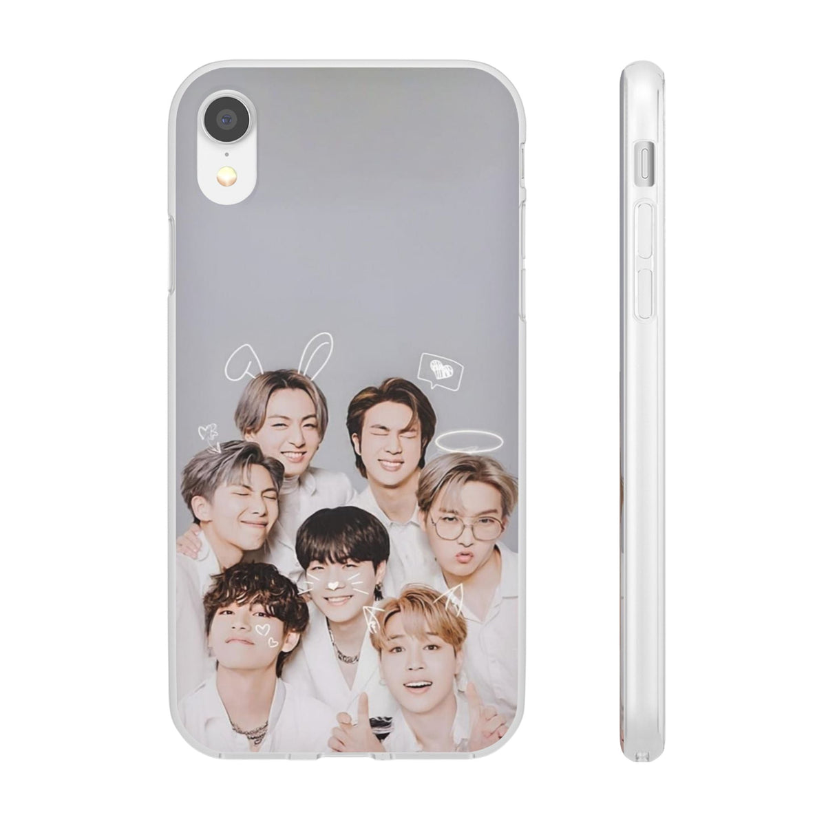 BTS OT7 Cuties Cell Phone Case - iPhone, Samsung and Custom Covers - K - Pop Phone Covers, Gifts for Fans, Stylish Cell Phone Accessories - Beyond The Shoppe