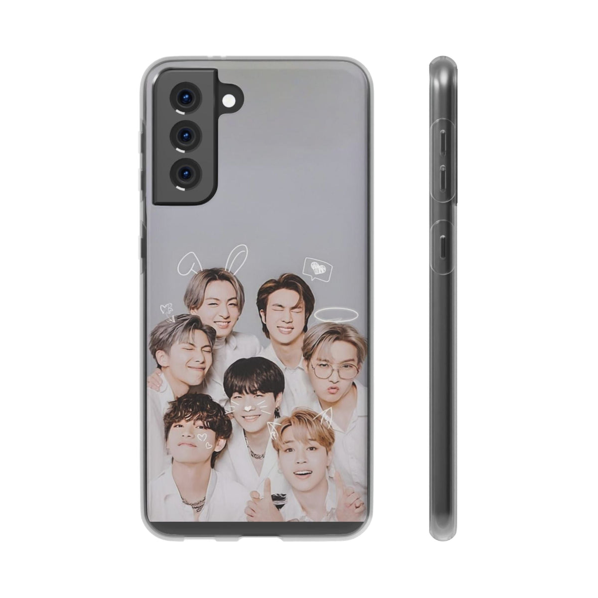 BTS OT7 Cuties Cell Phone Case - iPhone, Samsung and Custom Covers - K - Pop Phone Covers, Gifts for Fans, Stylish Cell Phone Accessories - Beyond The Shoppe