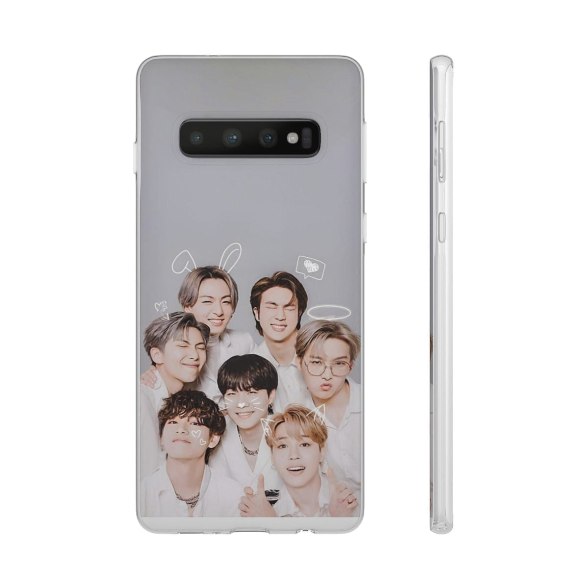 BTS OT7 Cuties Cell Phone Case - iPhone, Samsung and Custom Covers - K - Pop Phone Covers, Gifts for Fans, Stylish Cell Phone Accessories - Beyond The Shoppe