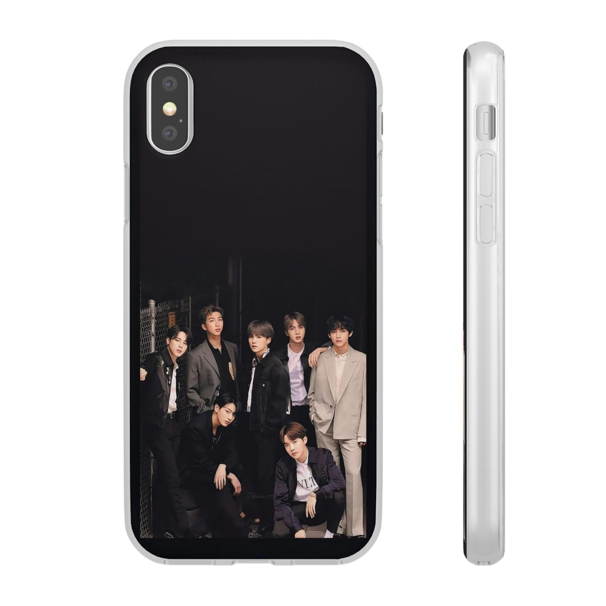 BTS OT7 Flexi Cell Phone Case - iPhone, Samsung and Custom Covers - K - Pop Phone Covers, Gifts for Fans, Stylish Cell Phone Accessories - Beyond The Shoppe