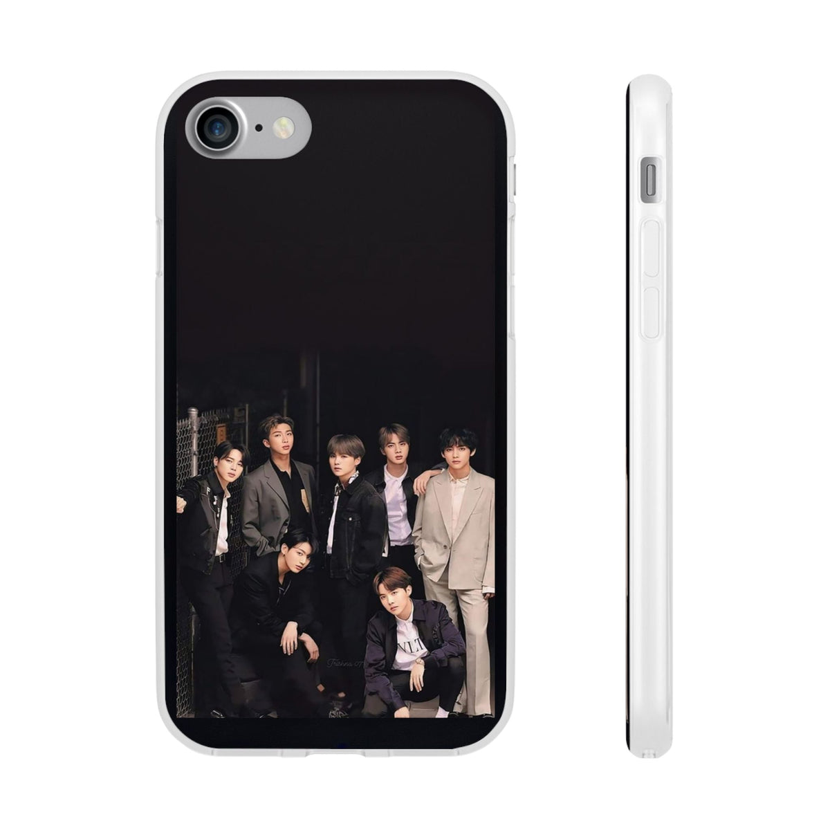 BTS OT7 Flexi Cell Phone Case - iPhone, Samsung and Custom Covers - K - Pop Phone Covers, Gifts for Fans, Stylish Cell Phone Accessories - Beyond The Shoppe