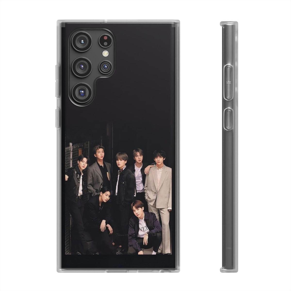 BTS OT7 Flexi Cell Phone Case - iPhone, Samsung and Custom Covers - K - Pop Phone Covers, Gifts for Fans, Stylish Cell Phone Accessories - Beyond The Shoppe