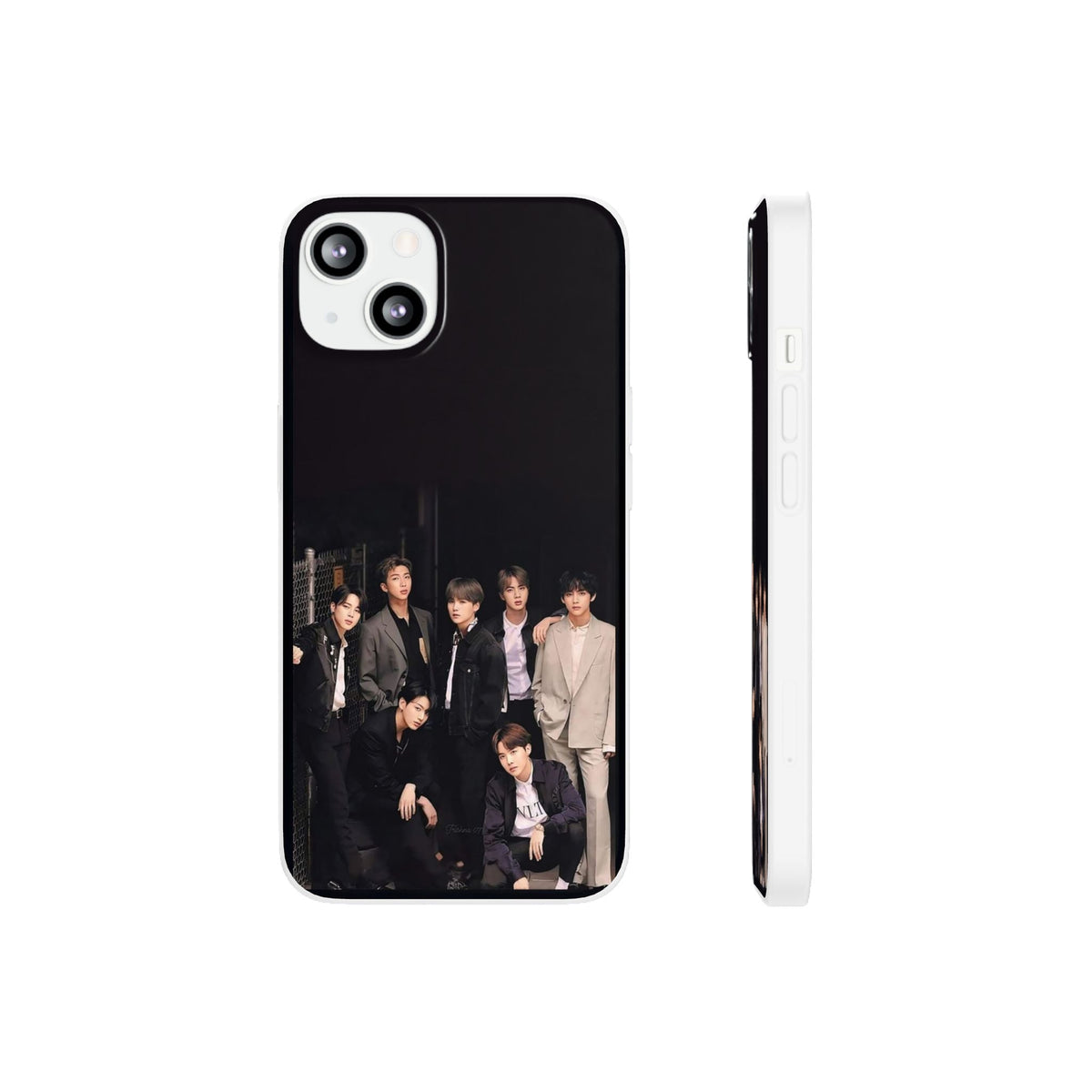 BTS OT7 Flexi Cell Phone Case - iPhone, Samsung and Custom Covers - K - Pop Phone Covers, Gifts for Fans, Stylish Cell Phone Accessories - Beyond The Shoppe