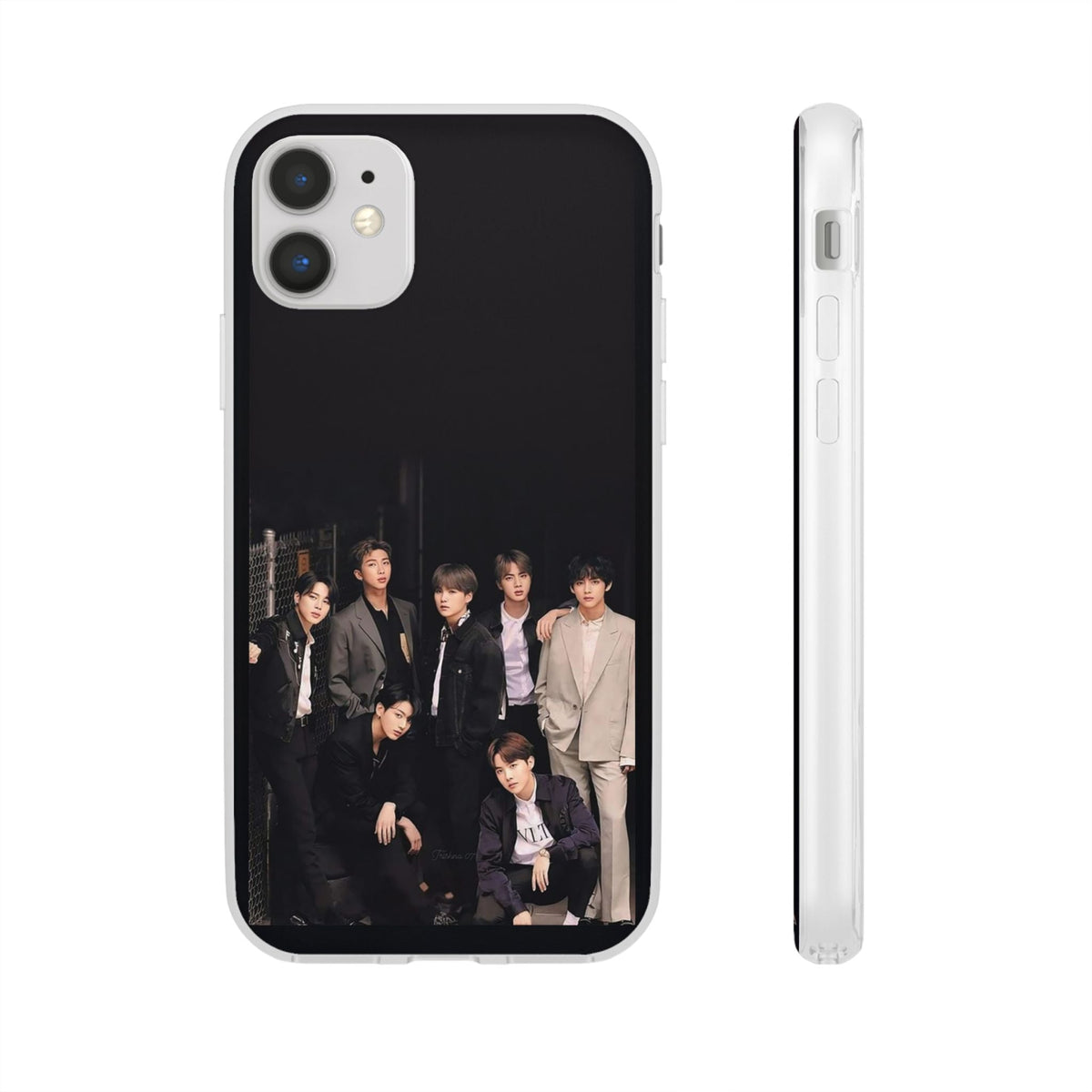 BTS OT7 Flexi Cell Phone Case - iPhone, Samsung and Custom Covers - K - Pop Phone Covers, Gifts for Fans, Stylish Cell Phone Accessories - Beyond The Shoppe