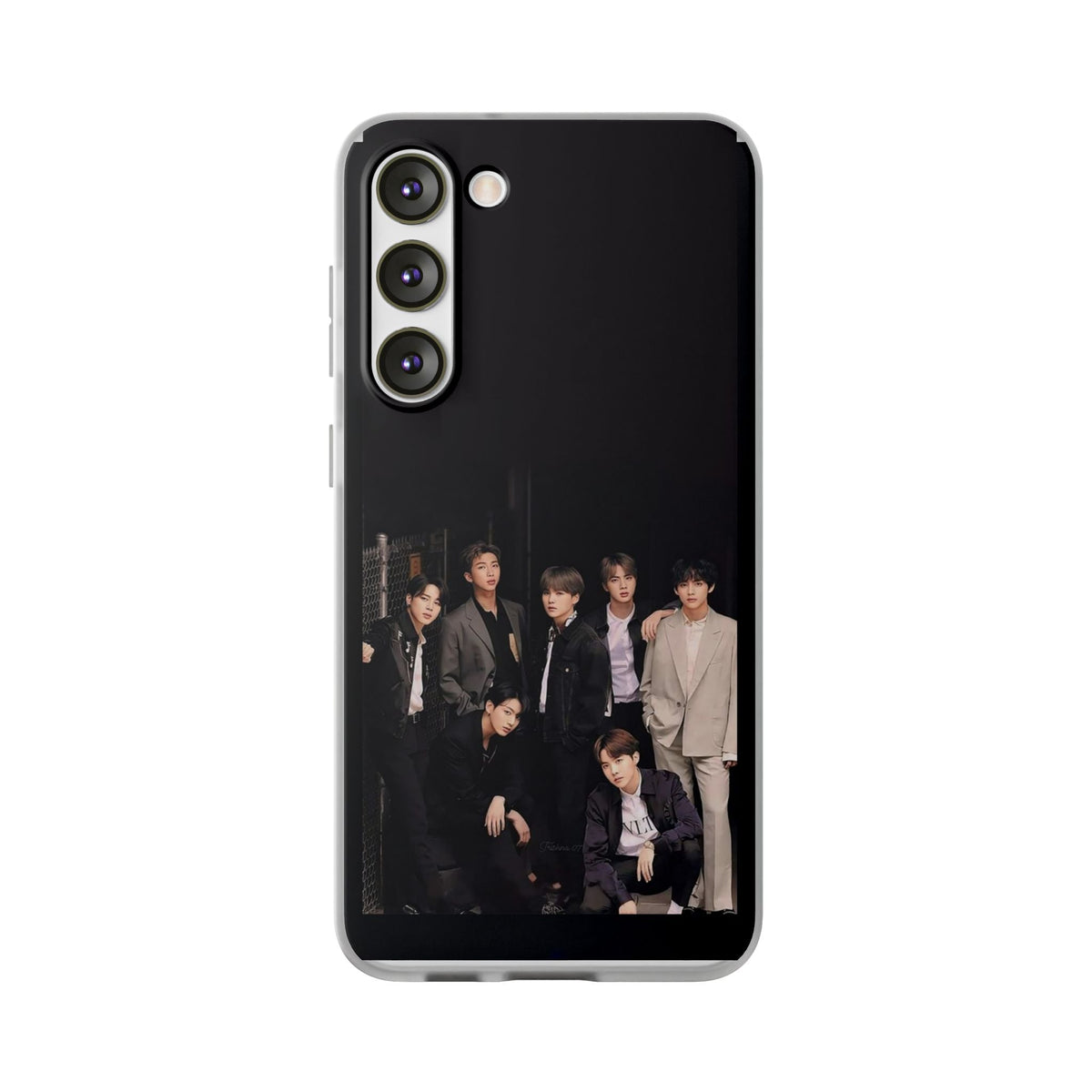 BTS OT7 Flexi Cell Phone Case - iPhone, Samsung and Custom Covers - K - Pop Phone Covers, Gifts for Fans, Stylish Cell Phone Accessories - Beyond The Shoppe