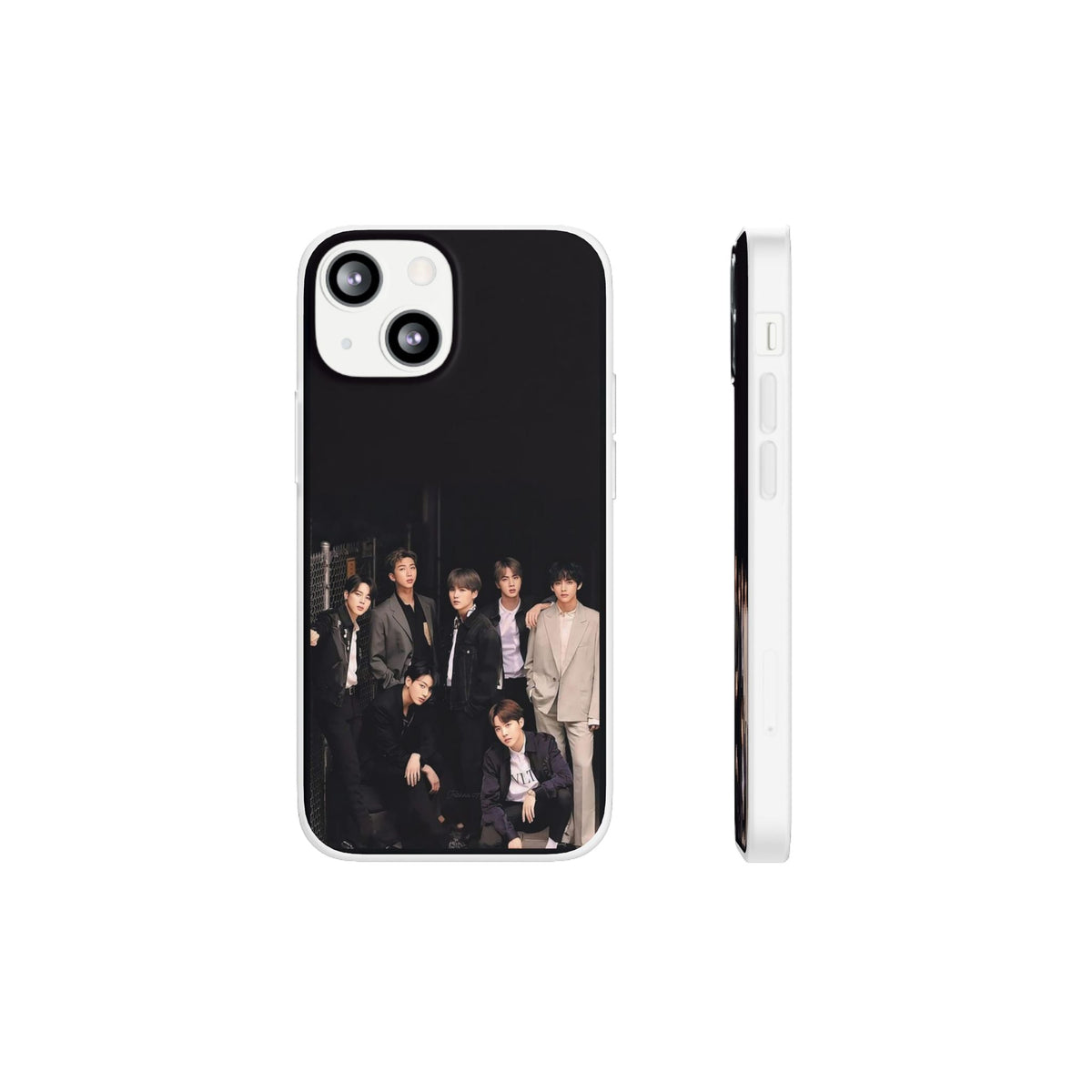 BTS OT7 Flexi Cell Phone Case - iPhone, Samsung and Custom Covers - K - Pop Phone Covers, Gifts for Fans, Stylish Cell Phone Accessories - Beyond The Shoppe