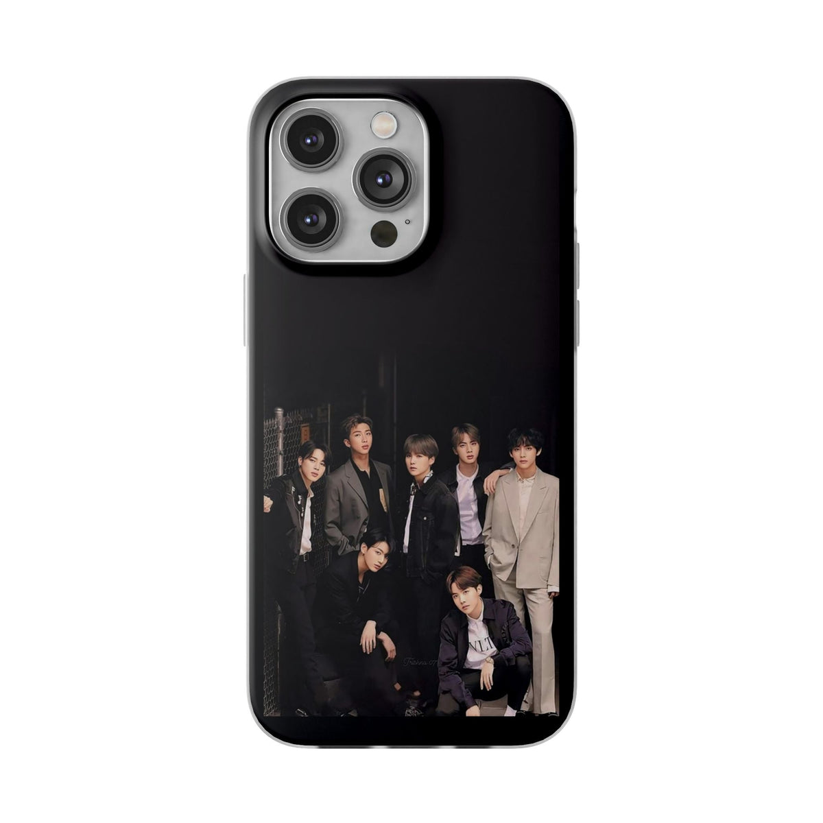 BTS OT7 Flexi Cell Phone Case - iPhone, Samsung and Custom Covers - K - Pop Phone Covers, Gifts for Fans, Stylish Cell Phone Accessories - Beyond The Shoppe