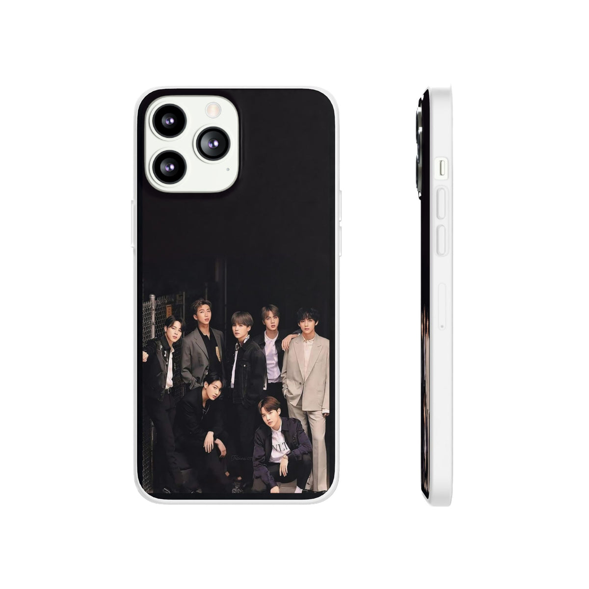 BTS OT7 Flexi Cell Phone Case - iPhone, Samsung and Custom Covers - K - Pop Phone Covers, Gifts for Fans, Stylish Cell Phone Accessories - Beyond The Shoppe