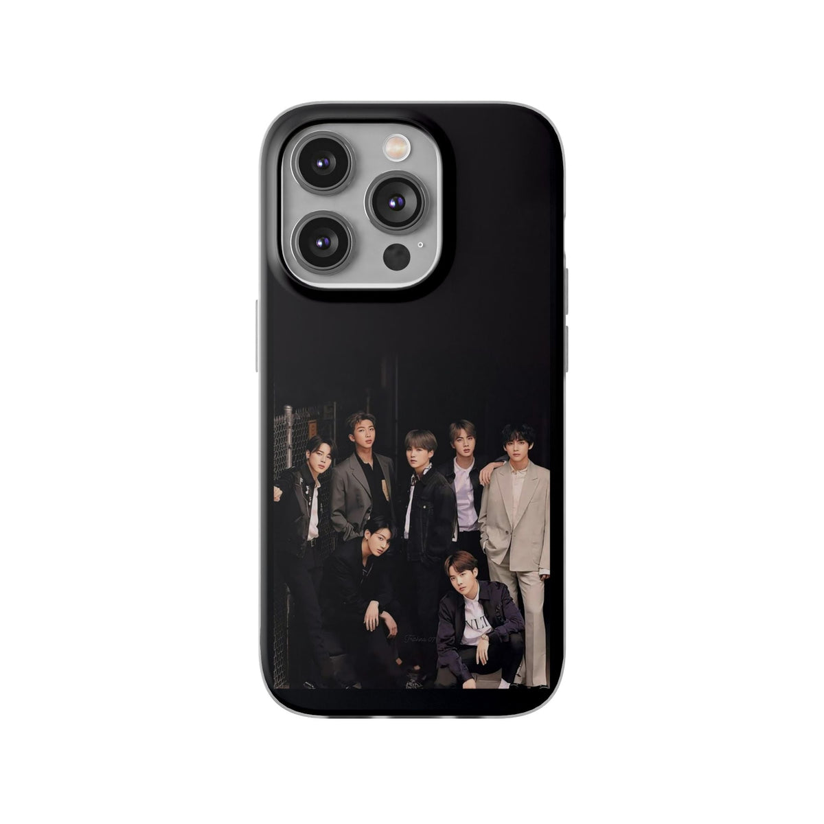 BTS OT7 Flexi Cell Phone Case - iPhone, Samsung and Custom Covers - K - Pop Phone Covers, Gifts for Fans, Stylish Cell Phone Accessories - Beyond The Shoppe