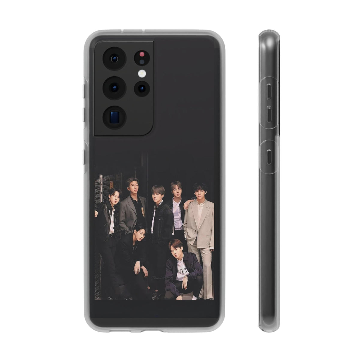 BTS OT7 Flexi Cell Phone Case - iPhone, Samsung and Custom Covers - K - Pop Phone Covers, Gifts for Fans, Stylish Cell Phone Accessories - Beyond The Shoppe