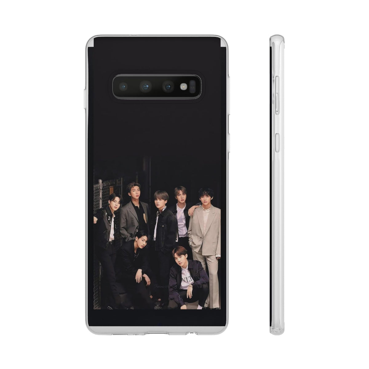 BTS OT7 Flexi Cell Phone Case - iPhone, Samsung and Custom Covers - K - Pop Phone Covers, Gifts for Fans, Stylish Cell Phone Accessories - Beyond The Shoppe