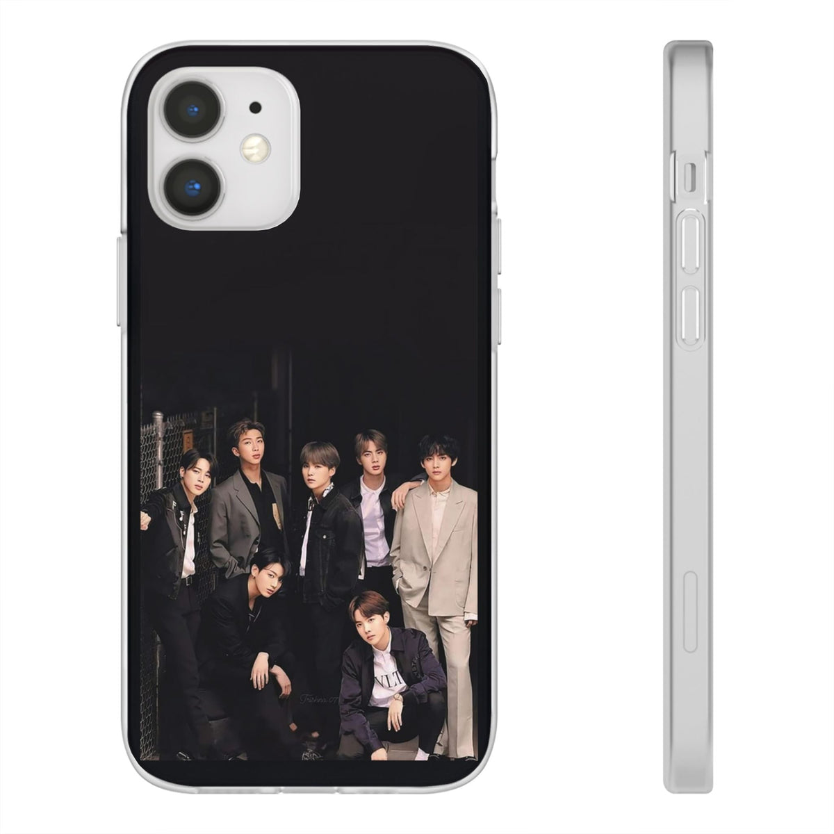 BTS OT7 Flexi Cell Phone Case - iPhone, Samsung and Custom Covers - K - Pop Phone Covers, Gifts for Fans, Stylish Cell Phone Accessories - Beyond The Shoppe