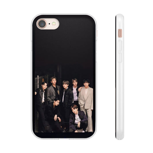 BTS OT7 Flexi Cell Phone Case - iPhone, Samsung and Custom Covers - K - Pop Phone Covers, Gifts for Fans, Stylish Cell Phone Accessories - Beyond The Shoppe