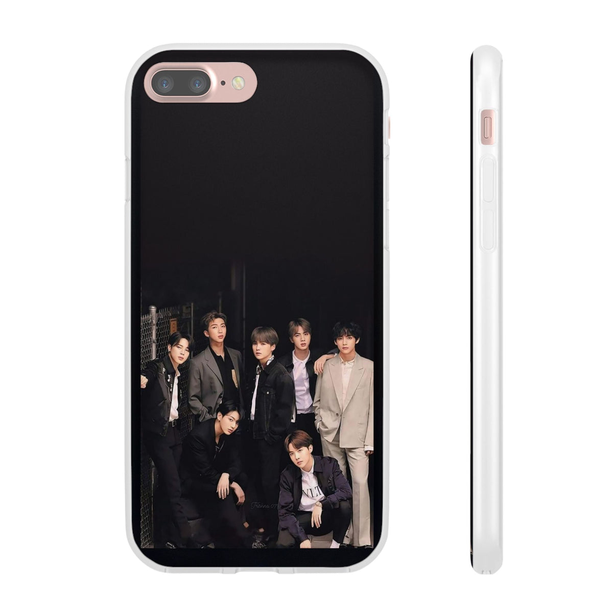 BTS OT7 Flexi Cell Phone Case - iPhone, Samsung and Custom Covers - K - Pop Phone Covers, Gifts for Fans, Stylish Cell Phone Accessories - Beyond The Shoppe