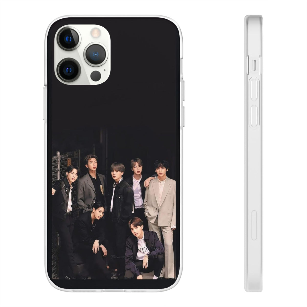 BTS OT7 Flexi Cell Phone Case - iPhone, Samsung and Custom Covers - K - Pop Phone Covers, Gifts for Fans, Stylish Cell Phone Accessories - Beyond The Shoppe