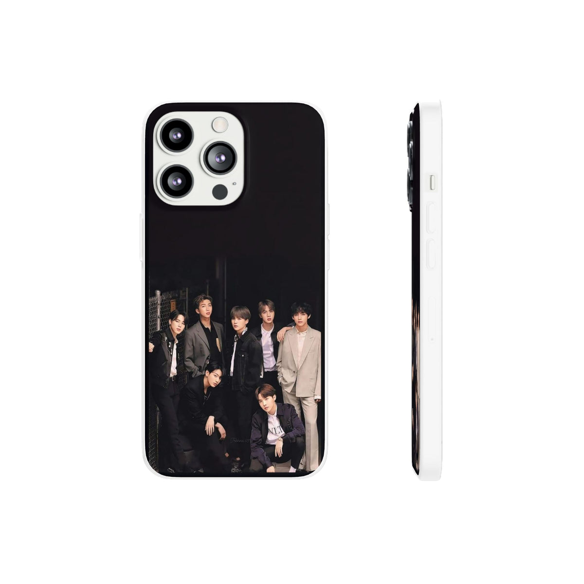 BTS OT7 Flexi Cell Phone Case - iPhone, Samsung and Custom Covers - K - Pop Phone Covers, Gifts for Fans, Stylish Cell Phone Accessories - Beyond The Shoppe