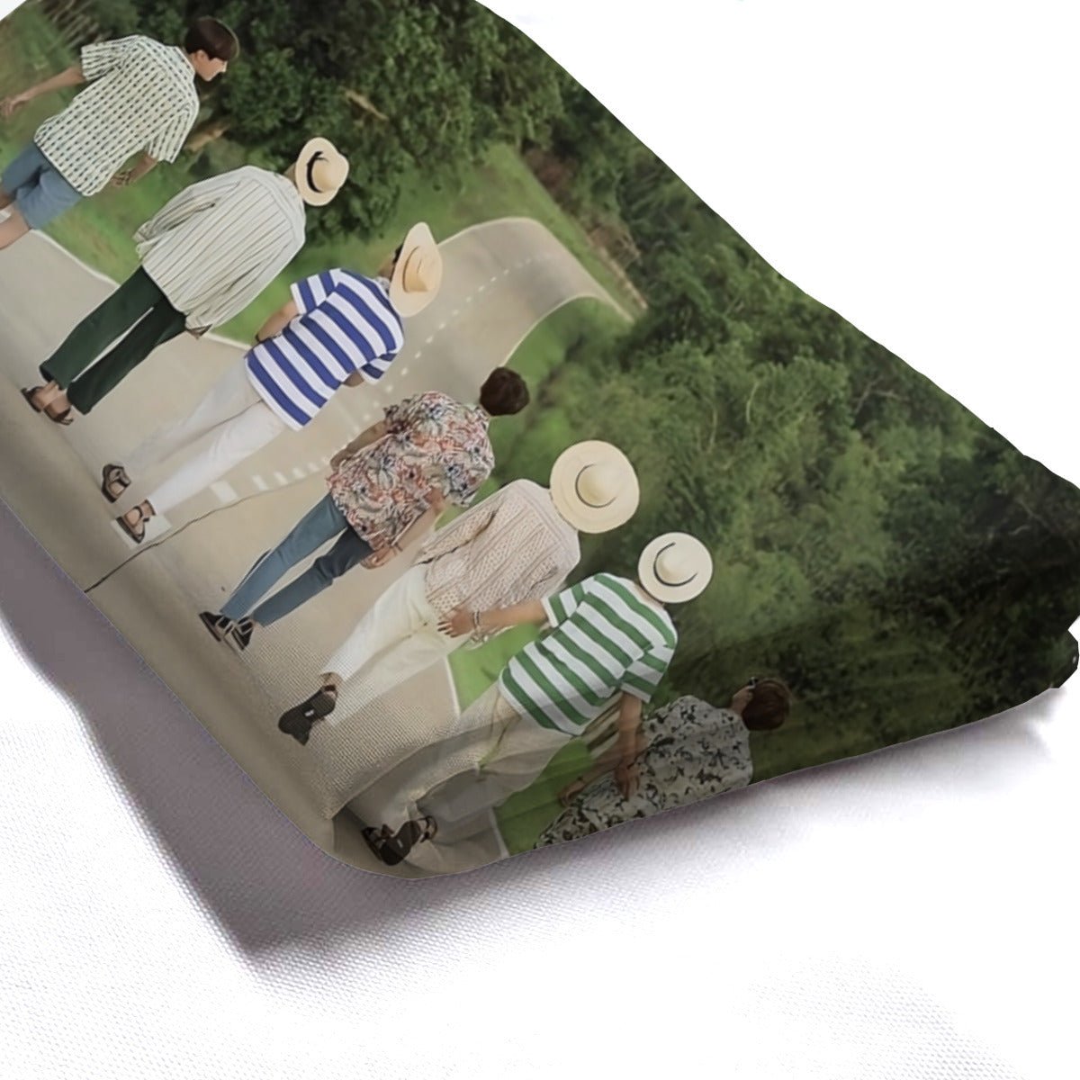 BTS OT7 Horizontal Polyester Wall Tapestry (80*60inch) - Beyond The Shoppe