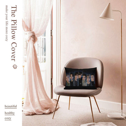 BTS OT7 themed Pillow sham - double sided pillow case - Pillowcase! Great KPOP Gift! - Beyond The Shoppe