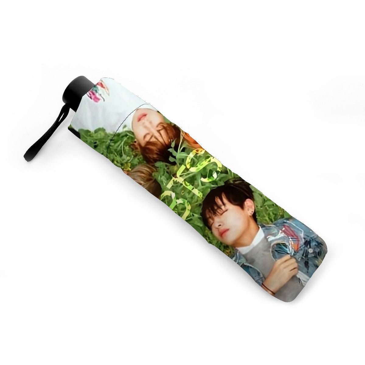 BTS OT7 Umbrella with BTS laying in the grass - RM, Jin, JHope, Suga, Jimin, V & JK - Beyond The Shoppe
