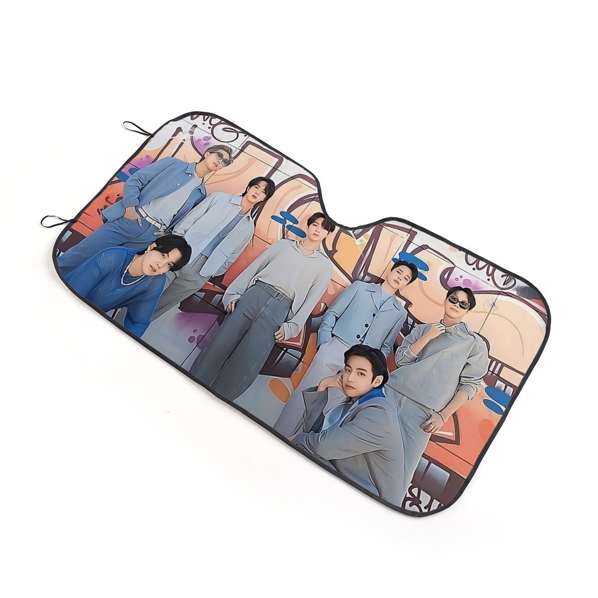 BTS OT7 Windshield Sun Shade - Car sun visor - Car sun visor - Car sun blocker - Windshield heat shield - Auto sunshade - Beyond The Shoppe