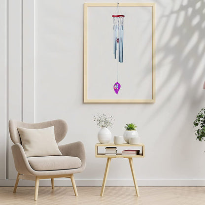 BTS Purple Aluminum Wind chimes - Great for your garden or patio! Kpop decor! - Beyond The Shoppe