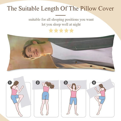 BTS RM Arirang Concert Full Body Pillow Case - Double Sided with two different photos full body pillowcases - 3 sizes! Great Kpop gift idea! - Beyond The Shoppe