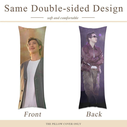 BTS RM Arirang Concert Full Body Pillow Case - Double Sided with two different photos full body pillowcases - 3 sizes! Great Kpop gift idea! - Beyond The Shoppe