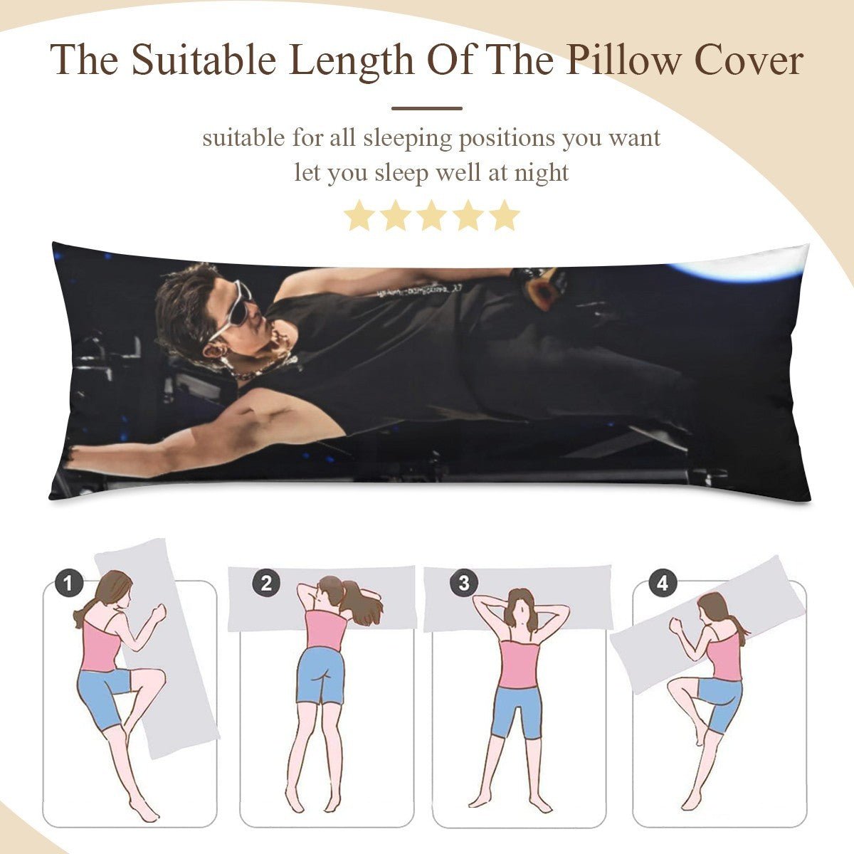 BTS RM Arirang Full Body Pillow Case - Double Sided with two different photos full body pillowcases - 3 sizes! Great Kpop gift idea! - Beyond The Shoppe