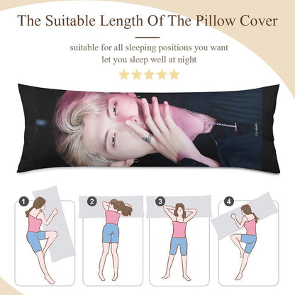 BTS RM Namjoon body pillow case - 3 sizes - Namjoon double sided pillowcase - BTS rm pillow case - Beyond The Shoppe