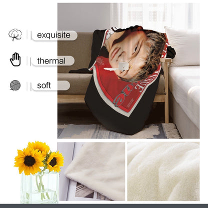BTS RM Rollling Stone Magazine cover Flannel Breathable Blanket 4 Sizes! Blanket Throw - Beyond The Shoppe