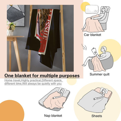 BTS RM Rollling Stone Magazine cover Flannel Breathable Blanket 4 Sizes! Blanket Throw - Beyond The Shoppe
