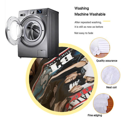 BTS Rolling Stone Magazine cover Flannel Breathable Blanket 4 Sizes! Blanket Throw - Beyond The Shoppe