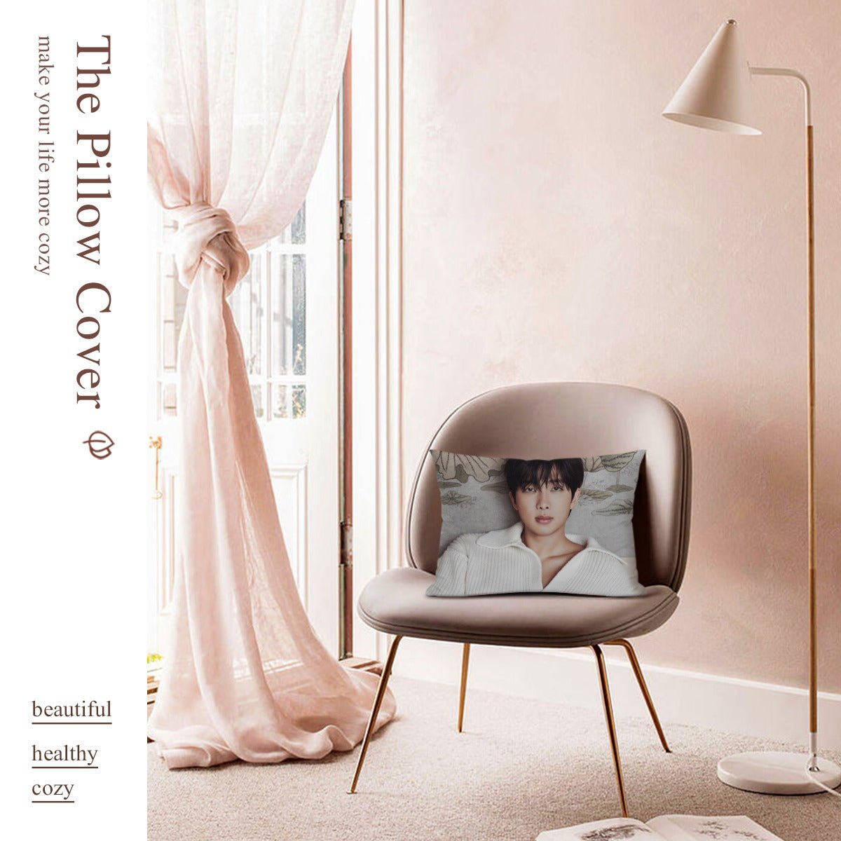 BTS Sexy RM themed Pillow sham - double sided pillow case - Pillowcase! Great KPOP Gift! - Beyond The Shoppe