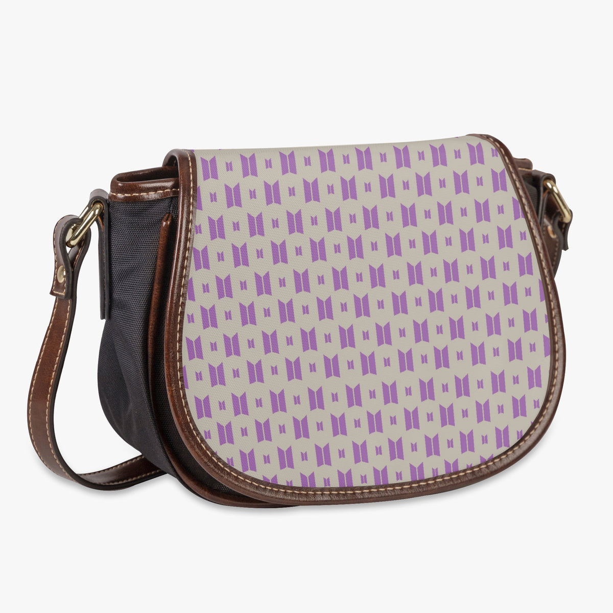 BTS Shoulder Bag - BTS purse - BTS inspired women's bag - Saddle bag - bts clutch - bts bag - great Army gift! - Beyond The Shoppe