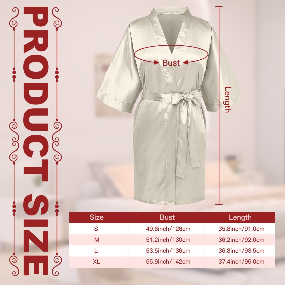 BTS Silk - like Women's Robe - 3 color options - with BTS Logo & OT7 Names - Beyond The Shoppe