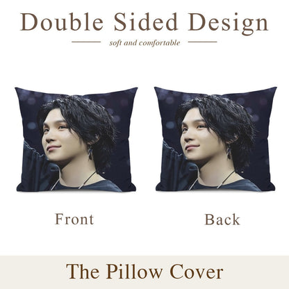 BTS Suga Agust D concert themed pillow cushion cover - double sided pillow case - Pillowcase! Great KPOP Gift! - Beyond The Shoppe