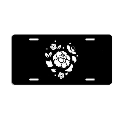 BTS Suga Agust D Lotus License Plate From - Car accessory - Kpop gift! - Beyond The Shoppe