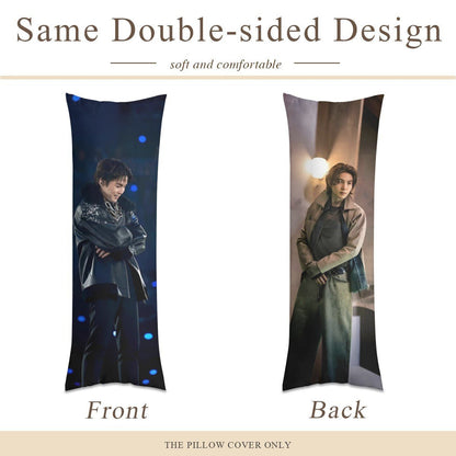 BTS Suga Arirang Full Body Pillow Case - Double Sided with two different photos full body pillowcases - 3 sizes! Great Kpop gift idea! - Beyond The Shoppe