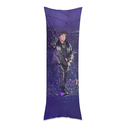BTS Suga Arirang Full Body Pillow Case - Double Sided with two different photos full body pillowcases - 3 sizes! Great Kpop gift idea! - Beyond The Shoppe