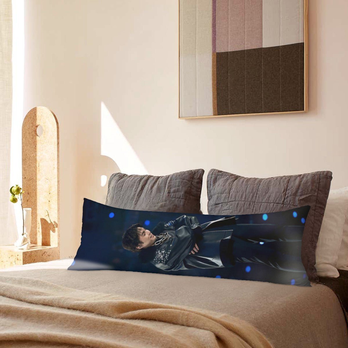 BTS Suga Arirang Full Body Pillow Case - Double Sided with two different photos full body pillowcases - 3 sizes! Great Kpop gift idea! - Beyond The Shoppe