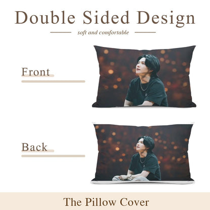 BTS Suga concert themed Pillow sham - double sided pillow case - Pillowcase! Great KPOP Gift! - Beyond The Shoppe