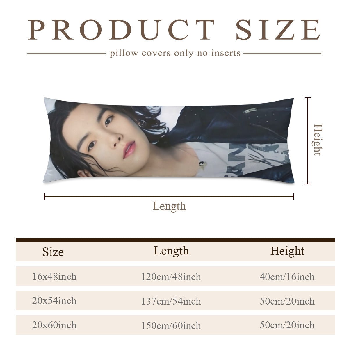 BTS Suga Full Body Pillow Case - Yoongi - Agust D 2 Different pictures! Double sided pillowcase - 3 Sizes - Beyond The Shoppe